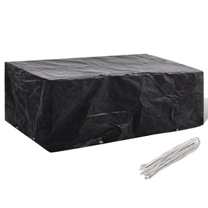 Покривало за градински мебели 8 капси 200 x 160 x 70 см