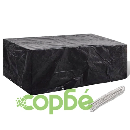 Покривало за градински мебели 8 капси 200 x 160 x 70 см ➤ топ цена ➤ sorbe.bg
