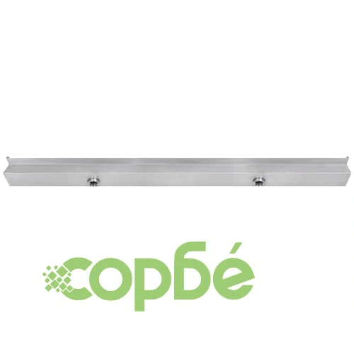Правоъгълен фонтан за басейн, LED, неръждаема стомана, 150 см ➤ топ цена ➤ sorbe.bg