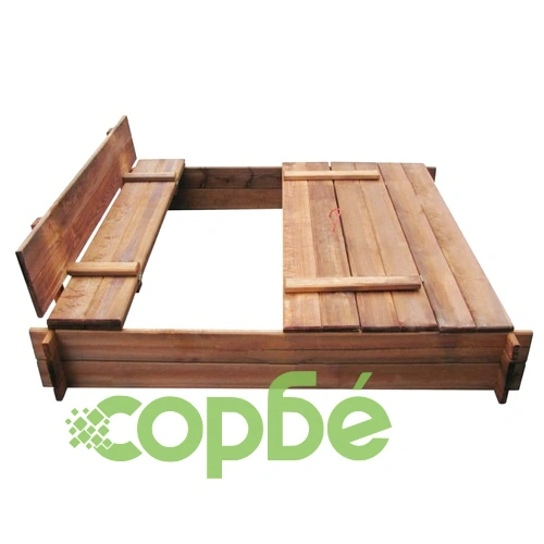 Пясъчник, импрегнирано дърво, квадратен ➤ топ цена ➤ sorbe.bg