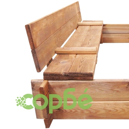 Пясъчник, импрегнирано дърво, квадратен ➤ топ цена ➤ sorbe.bg