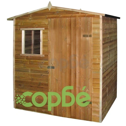 Градинска барака, 1,5x2 м, импрегнирана борова дървесина ➤ топ цена ➤ sorbe.bg