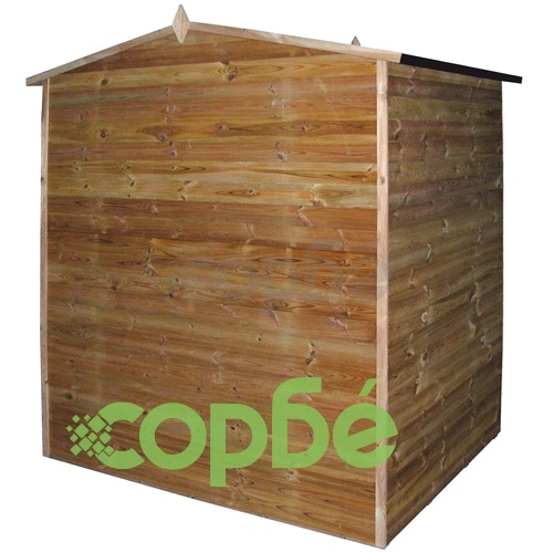 Градинска барака, 1,5x2 м, импрегнирана борова дървесина ➤ топ цена ➤ sorbe.bg