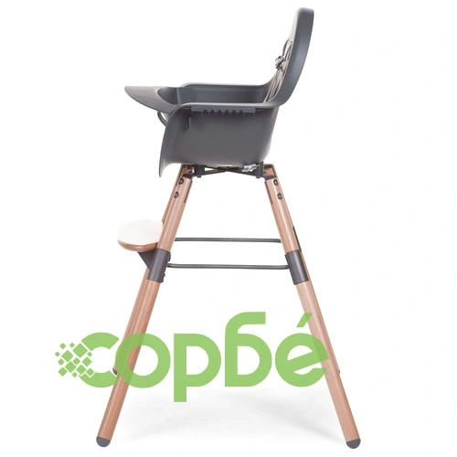 CHILDHOME 2-в-1 Бебешко столче за хранене Evolu 2, антрацит, CHEVOCHNA ➤ топ цена ➤ sorbe.bg