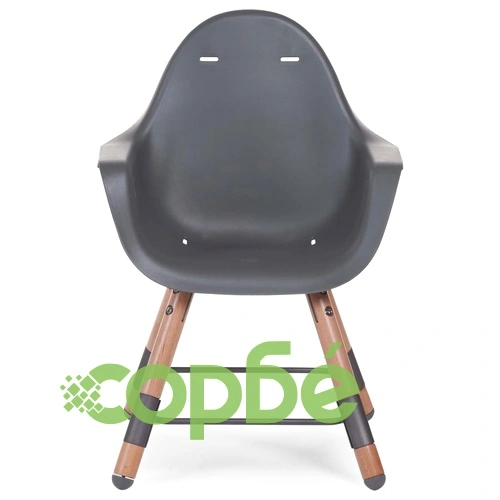 CHILDHOME 2-в-1 Бебешко столче за хранене Evolu 2, антрацит, CHEVOCHNA ➤ топ цена ➤ sorbe.bg