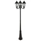 Smartwares Градински стълб с 3 рогатки 180 W черен 220 см CLAS5000.036 Smartwares Градински стълб с 3 рогатки 180 W черен 220 см CLAS5000.036