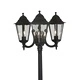 Smartwares Градински стълб с 3 рогатки 180 W черен 220 см CLAS5000.036 Smartwares Градински стълб с 3 рогатки 180 W черен 220 см CLAS5000.036