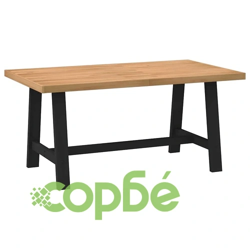 Трапезна маса NOAIN с А-образни крака 160x90x75 cm ➤ топ цена ➤ sorbe.bg