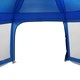 Шатра за басейн с подвижна муха & Мрежести стени Azure Blue