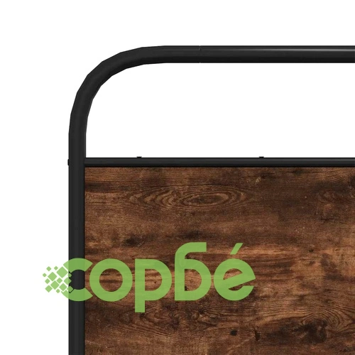 Рамка за легло без матрак 140x190 см опушен дъб инженерно дърво ➤ топ цена ➤ sorbe.bg