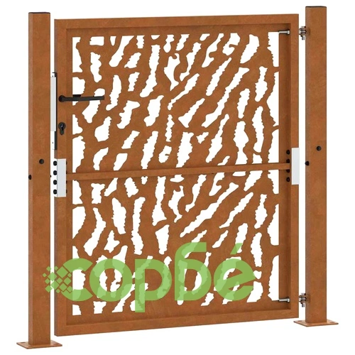 Градинска порта 105x105 cm Изветряла стомана Trace Design ➤ топ цена ➤ sorbe.bg
