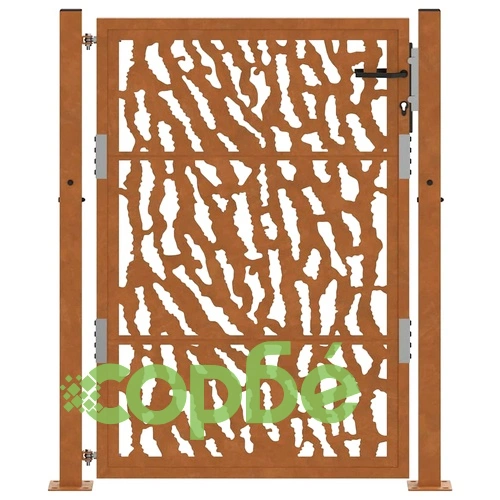 Градинска порта 105x130 cm Изветряла стомана Trace Design ➤ топ цена ➤ sorbe.bg