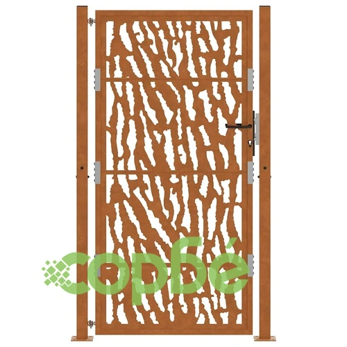 Градинска порта 105x180 cm Изветряла стомана Trace Design ➤ топ цена ➤ sorbe.bg