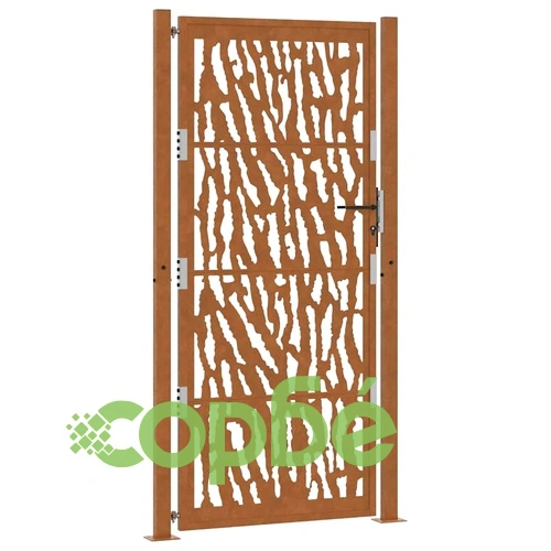 Градинска порта 105x205 cm Изветряла стомана Trace Design ➤ топ цена ➤ sorbe.bg