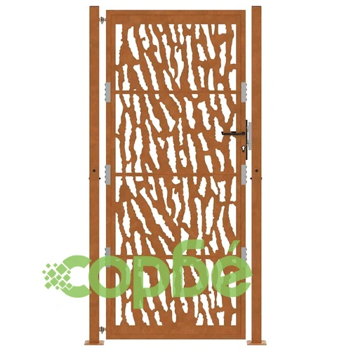 Градинска порта 105x205 cm Изветряла стомана Trace Design ➤ топ цена ➤ sorbe.bg