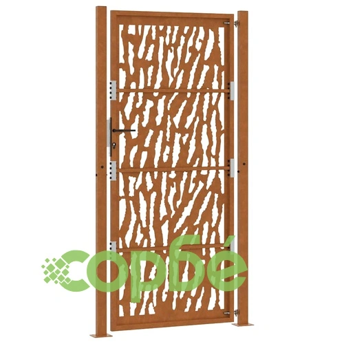 Градинска порта 105x205 cm Изветряла стомана Trace Design ➤ топ цена ➤ sorbe.bg