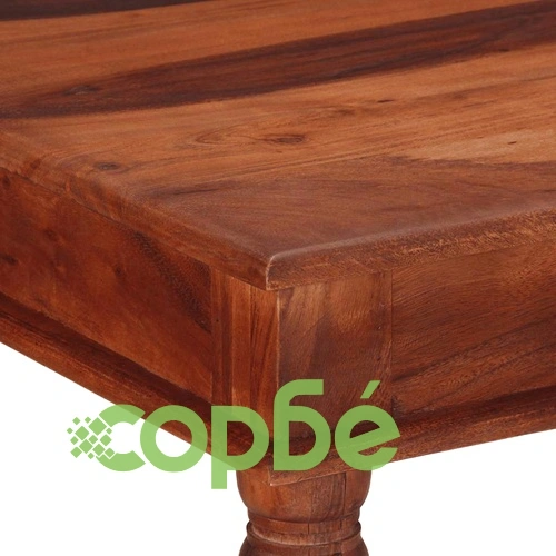 Трапезна маса 120x60x77 cm масивна дървесина акация ➤ топ цена ➤ sorbe.bg