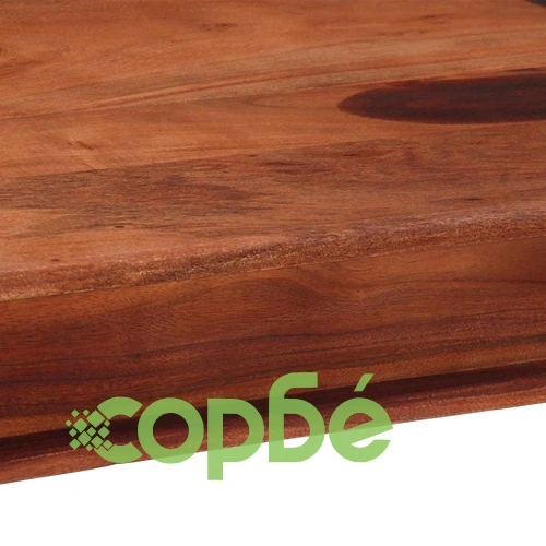 Трапезна маса 120x60x77 cm масивна дървесина акация ➤ топ цена ➤ sorbe.bg