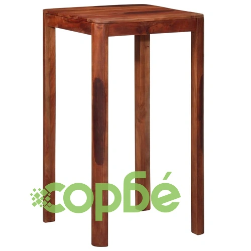 Бар маса 60x60x107 cm Масивна дървесина Акация ➤ топ цена ➤ sorbe.bg