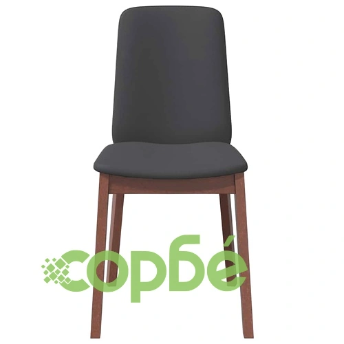 Трапезни столове с възглавници 2бр Кафяв масивна дървесина гума ➤ топ цена ➤ sorbe.bg