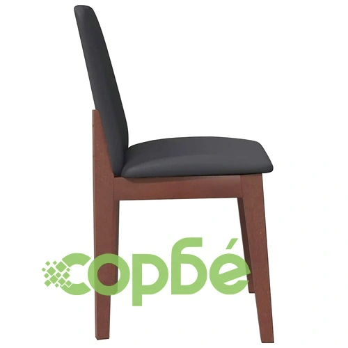 Трапезни столове с възглавници 2бр Кафяв масивна дървесина гума ➤ топ цена ➤ sorbe.bg