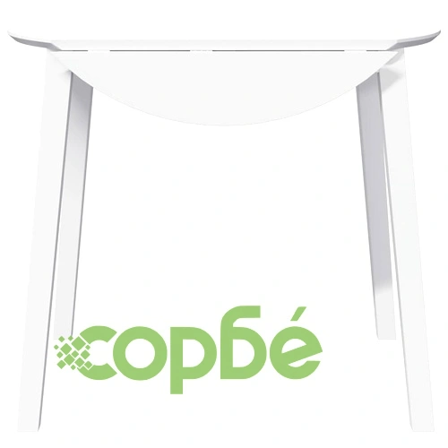 трапезна маса бяла масивна дървесина гума ➤ топ цена ➤ sorbe.bg