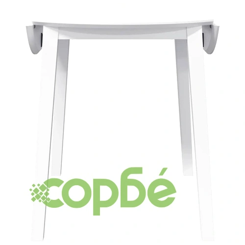 трапезна маса бяла масивна дървесина гума ➤ топ цена ➤ sorbe.bg