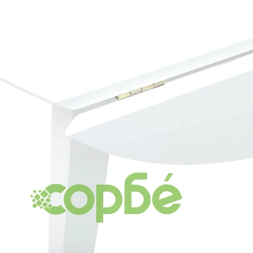 трапезна маса бяла масивна дървесина гума ➤ топ цена ➤ sorbe.bg