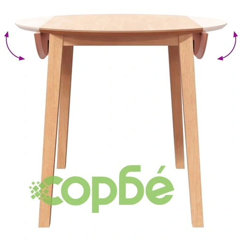 трапезна маса естествено масивно дърво гума ➤ топ цена ➤ sorbe.bg