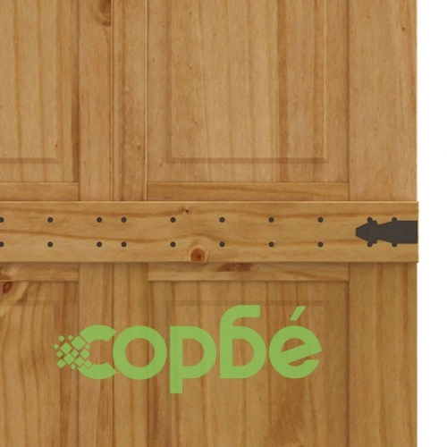 Врата за плевня CORONA 70x210 cm масивна дървесина бор ➤ топ цена ➤ sorbe.bg