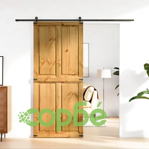 Врата за плевня CORONA 90x210 cm масивна дървесина бор ➤ топ цена ➤ sorbe.bg