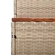 Стъпало за джакузи Beige 100x50x50,5 cm Поли ратан
