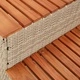 Стъпало за джакузи Beige 100x50x50,5 cm Поли ратан
