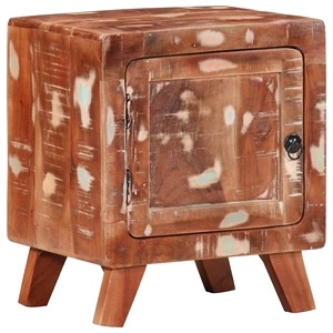 Нощно шкафче 40x32x46 cm Масивна дървесина Възстановена