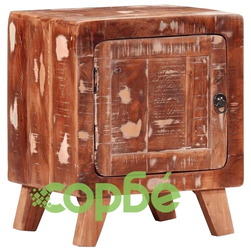 Нощно шкафче 40x32x46 cm Масивна дървесина Възстановена ➤ топ цена ➤ sorbe.bg