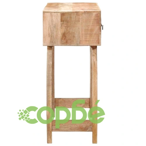 Конзолна маса 90x32x75 cm Масивна дървесина грубо манго ➤ топ цена ➤ sorbe.bg