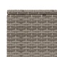 Шезлонг с плаваща възглавница Grey Poly Rattan