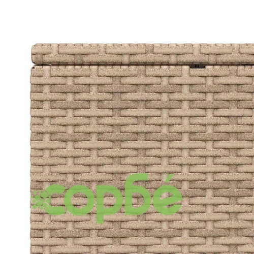 Шезлонг с плаваща възглавница Beige Poly Rattan ➤ топ цена ➤ sorbe.bg