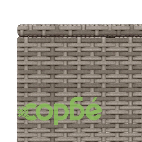 Шезлонг с плаваща възглавница Grey Poly Rattan ➤ топ цена ➤ sorbe.bg