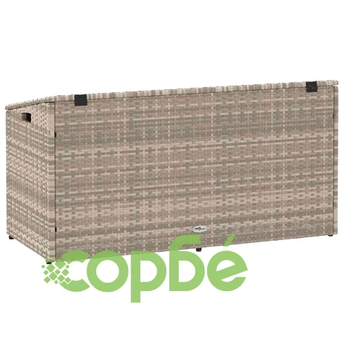 Градинска кутия за съхранение Светло сиво 110x50x58 cm ➤ топ цена ➤ sorbe.bg