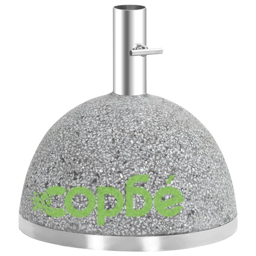 Eschert Design Стойка за чадър, 11,5 кг, 25x25x24 см, сив, PV11 ➤ топ цена ➤ sorbe.bg