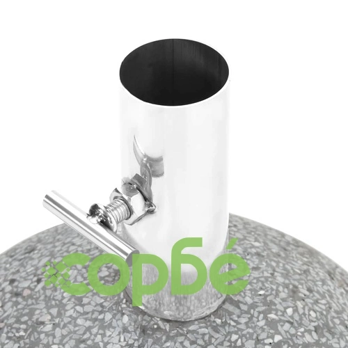 Eschert Design Стойка за чадър, 11,5 кг, 25x25x24 см, сив, PV11 ➤ топ цена ➤ sorbe.bg