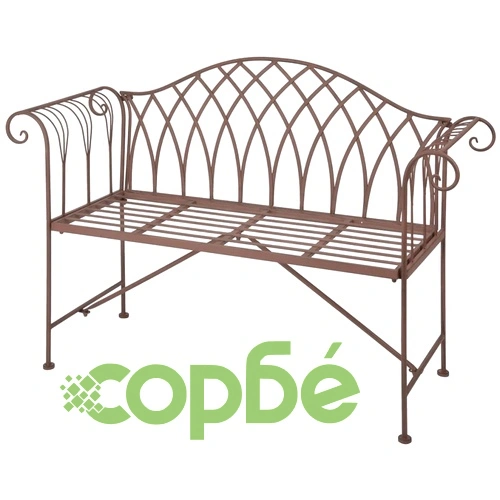 Esschert Design Градинска пейка, метална, староанглийски стил, MF009 ➤ топ цена ➤ sorbe.bg