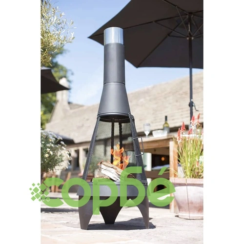 RedFire Камина Kingston с мрежа, средна, стомана, 84011 ➤ топ цена ➤ sorbe.bg