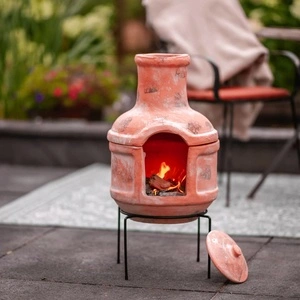 RedFire Камина Lima, глина, цвят слама, 86033