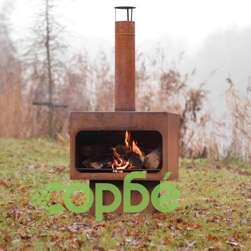 RedFire Камина Jersey XL, стомана, ръждивокафява, 81077 ➤ топ цена ➤ sorbe.bg