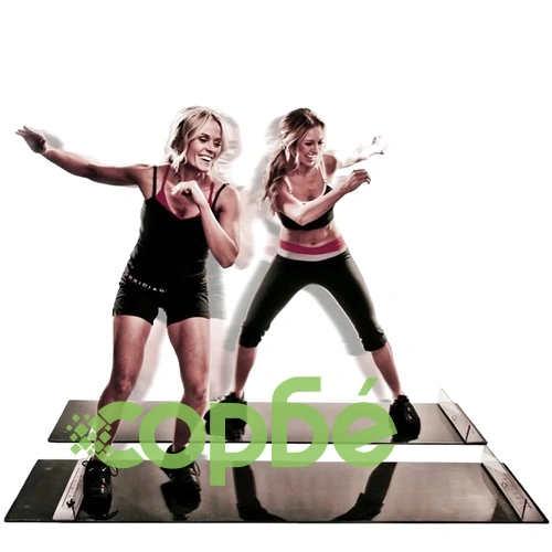 Obsidian Дъска за плъзгане Slide Board Pro с ботуши, черна, OBS002 ➤ топ цена ➤ sorbe.bg