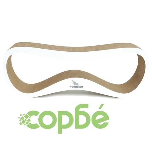 MyKotty Драскалка за котки LUI, 75x25x25 см, бяла, 3081 ➤ топ цена ➤ sorbe.bg