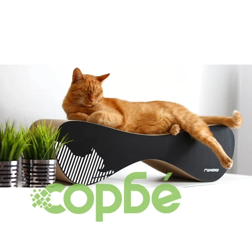 414575 MyKotty Cat Scratcher VIGO 71x25x21 cm Black 3086 ➤ топ цена ➤ sorbe.bg