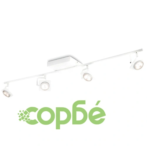 Philips myLiving Спот лампа за таван Millennium 4x4,5 W бял 531943116 ➤ топ цена ➤ sorbe.bg